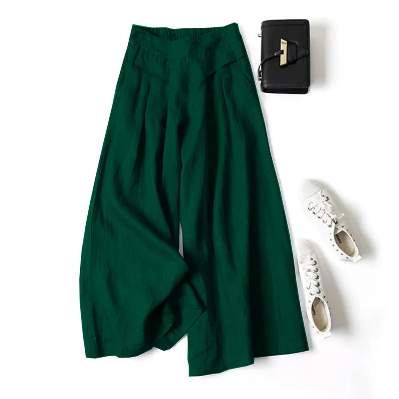 Kaia | Culotte Natural de Silueta Ligera