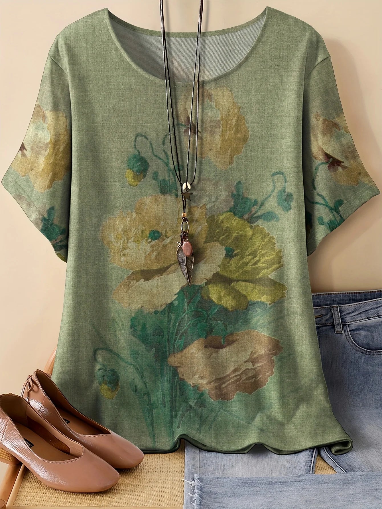 Floravelle | Camiseta Floral Soft Touch
