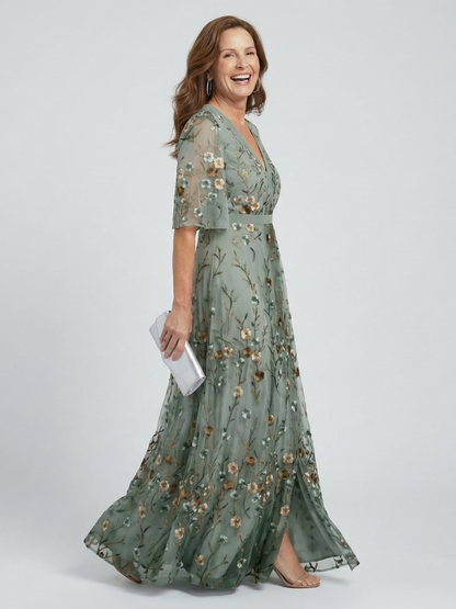 Selora | Vestido Maxi Floral Fluido con Escote Halter