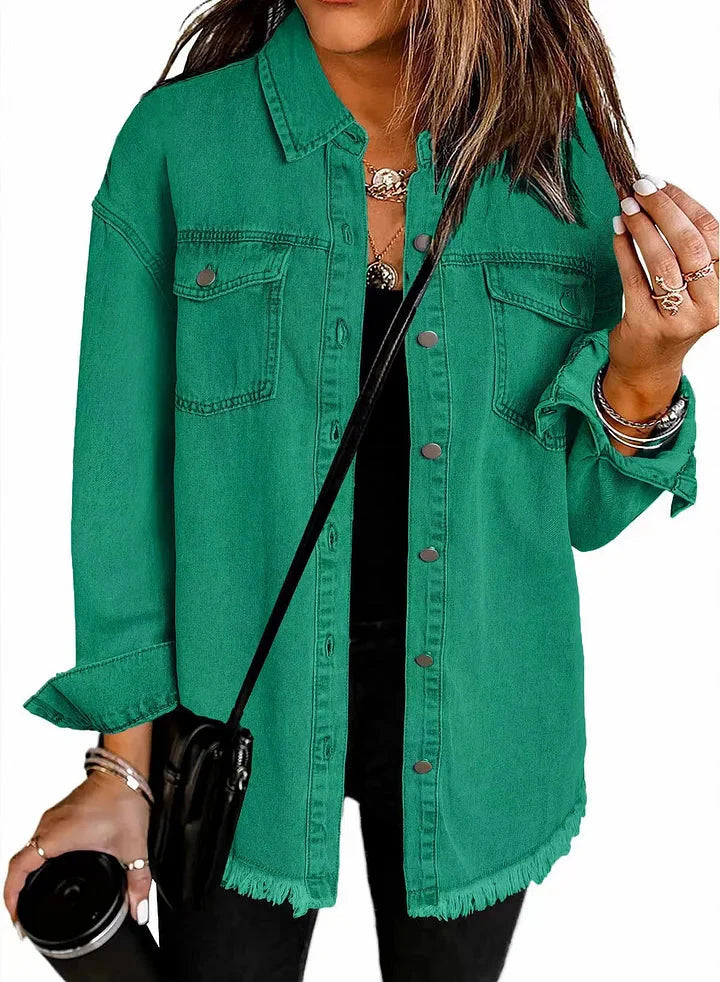 Mirella | Chaqueta Denim Esencial Atemporal