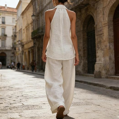 Ainhoa | Conjunto Fluido de Lino Natural