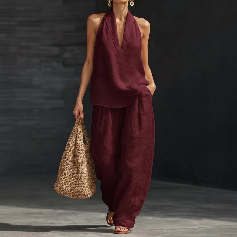 Ainhoa | Conjunto Fluido de Lino Natural