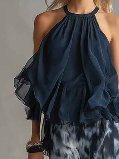 Lilla | Conjunto elegante con pantalón fluido