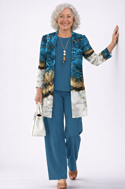 Teresa | Conjunto de Tres Piezas Elegante
