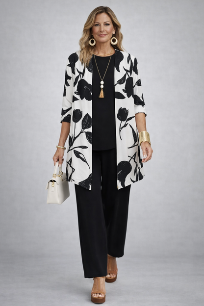 Etheline | Conjunto de Tres Piezas Elegante