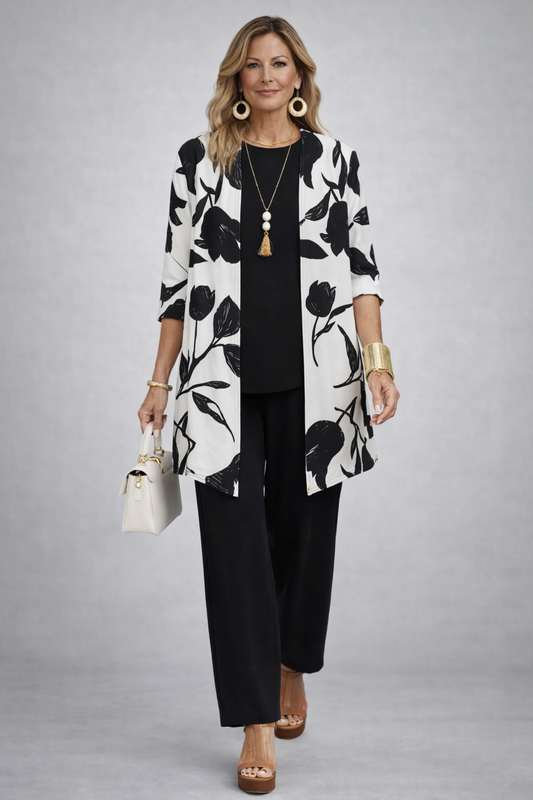Etheline | Conjunto de Tres Piezas Elegante