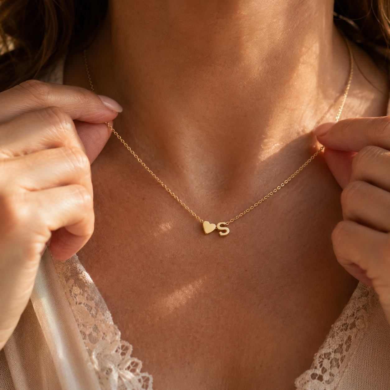 Amorelle | Collar Inicial Corazón