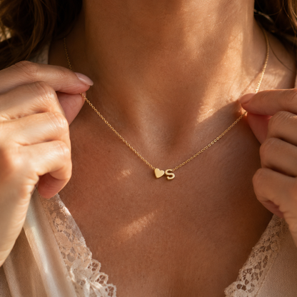 Amorelle | Collar Inicial Corazón