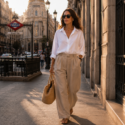 Lunessa | Camisa Relax de Algodón