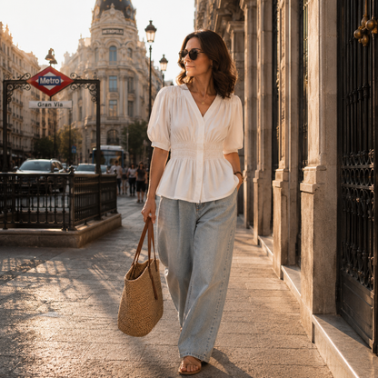 Éloise | Blusa Francesa Esculpida