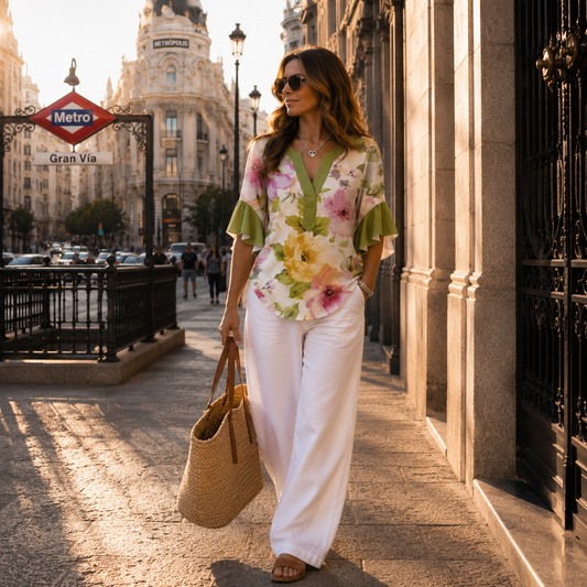 Avelisse | Blusa Floral Elegante