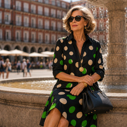 Loretta | Elegante vestido midi