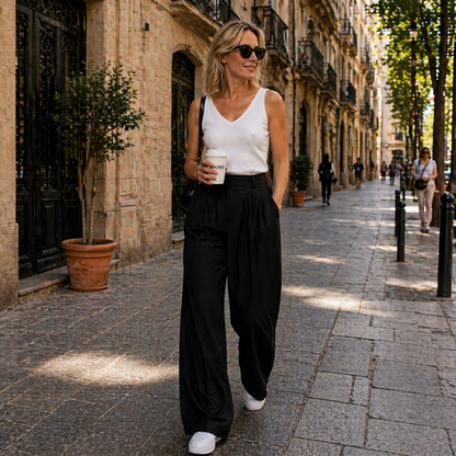 Noa | Pantalón Fluido de Silueta Refinada