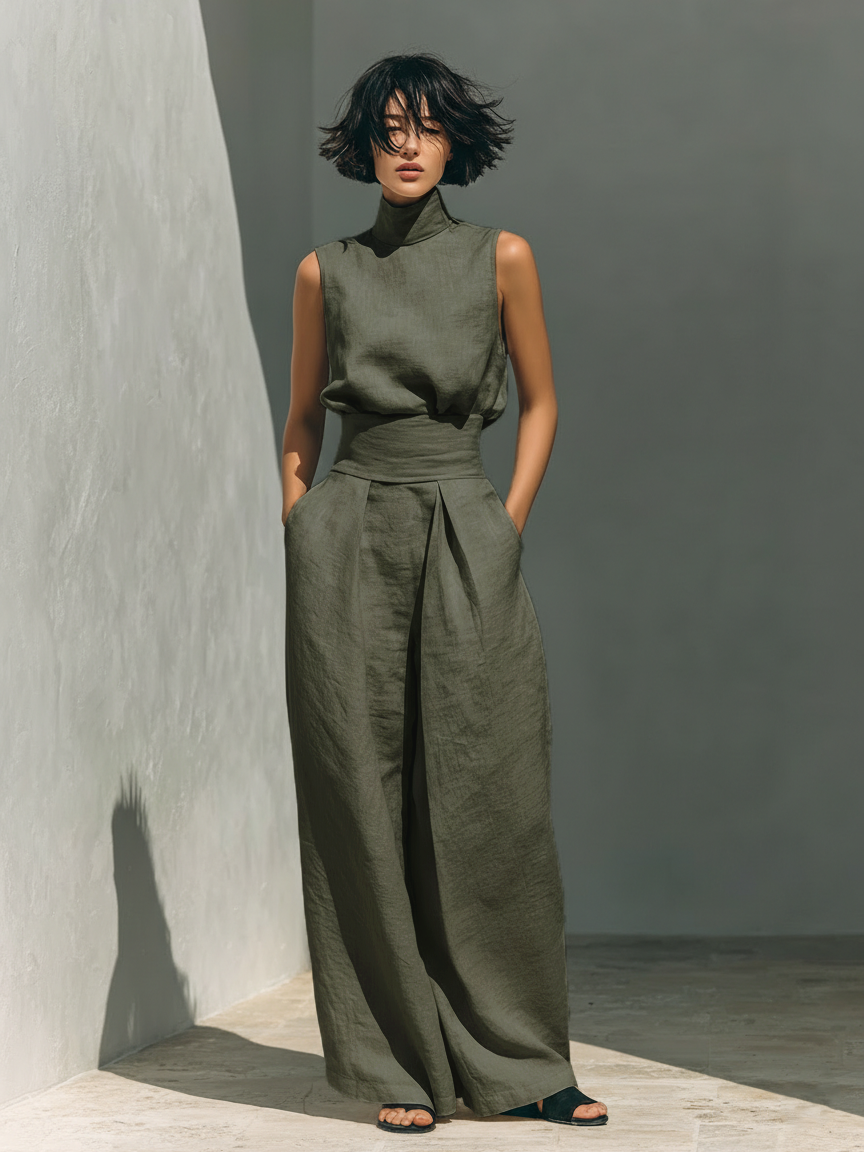 Suzan | Conjunto Fluido de Elegancia Natural