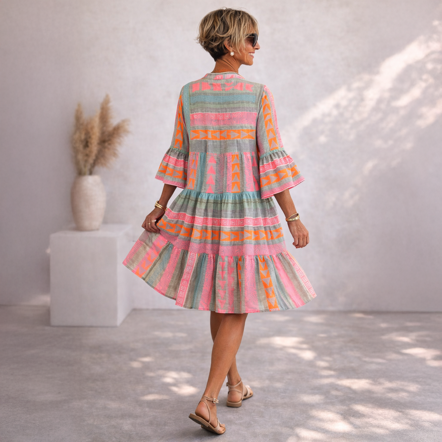 Lucia | Vestido midi holgado