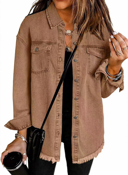 Mirella | Chaqueta Denim Esencial Atemporal