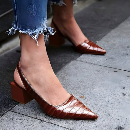 Wynn | Zapatos de tacón con punta ancha