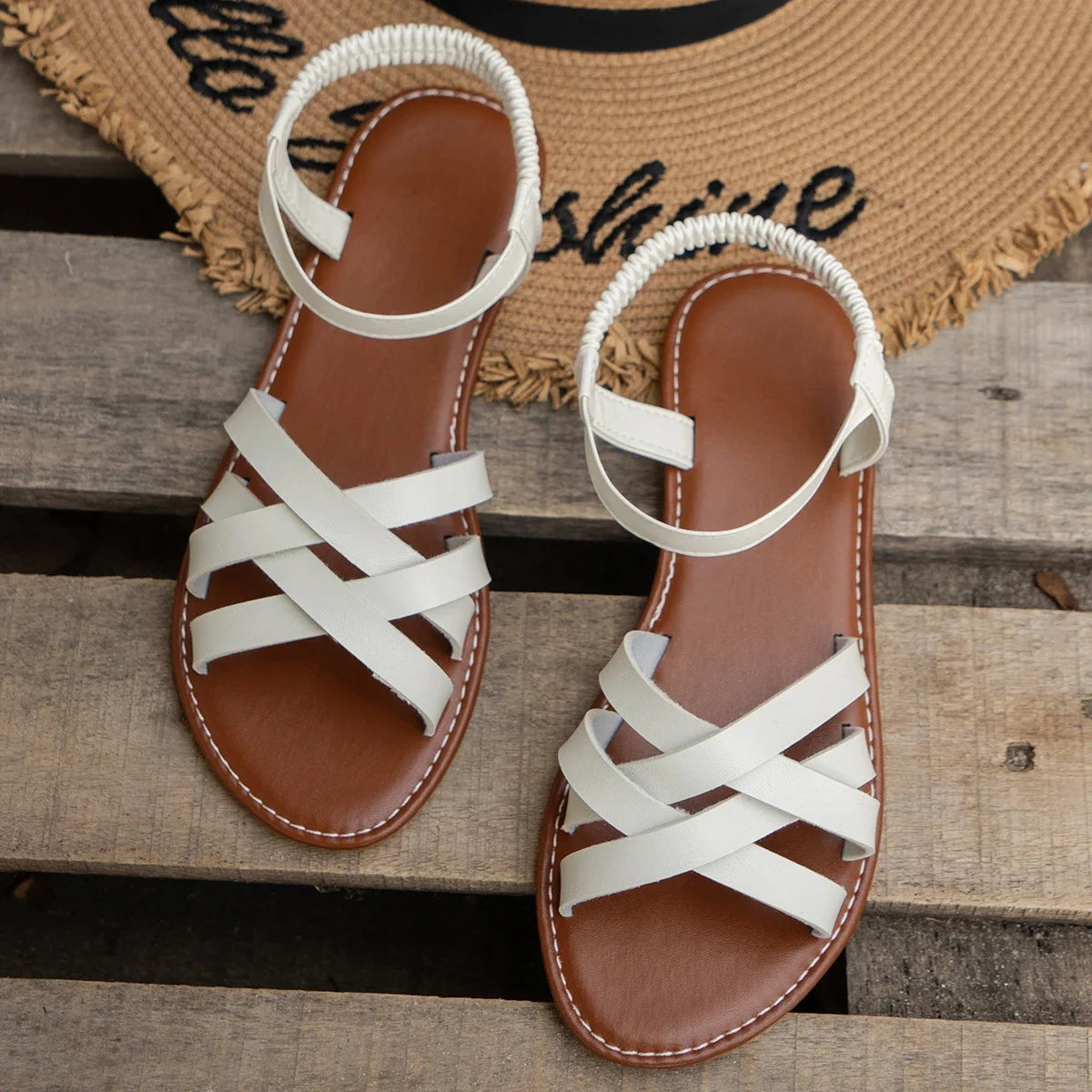 Thalira | Sandalias Romanas de Confort Antideslizante