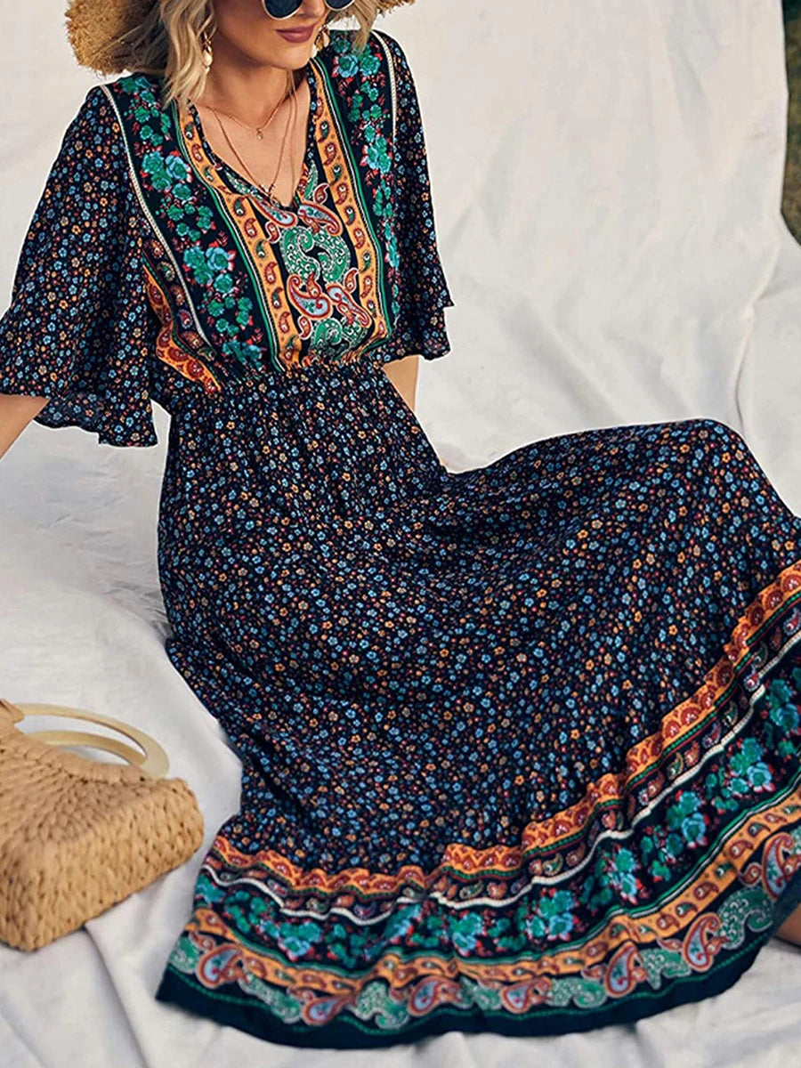 Catalina | Vestido bohemio elegante