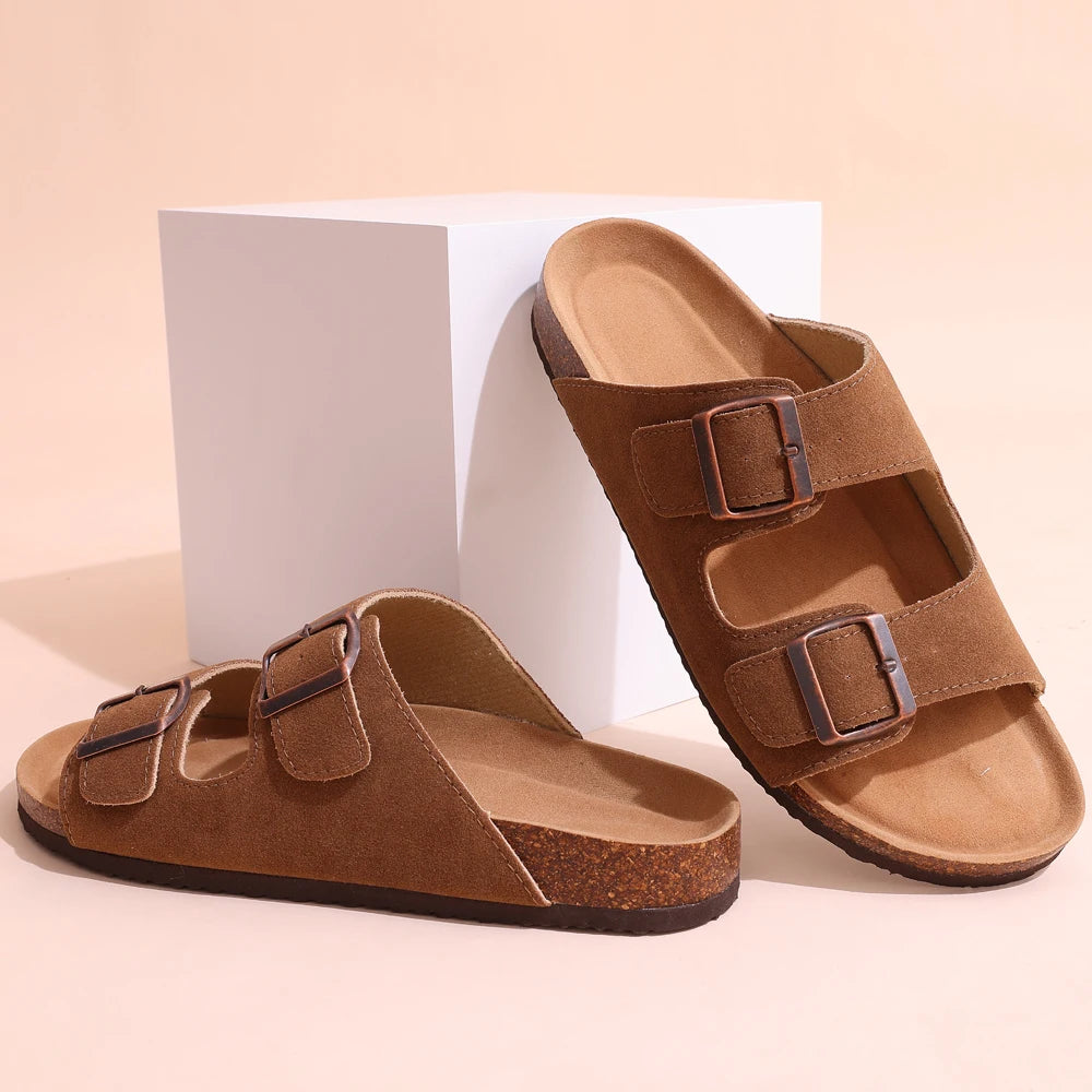 Bruna | Sandalias de corcho de confort natural