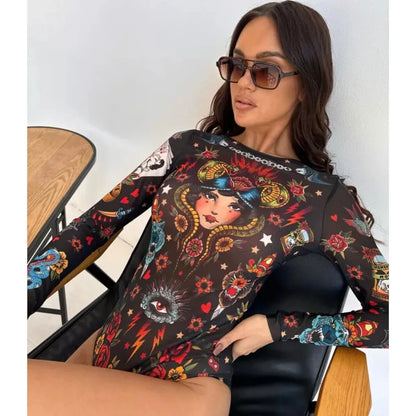 Nerina | Bikini de Manga Larga con Silueta Definida