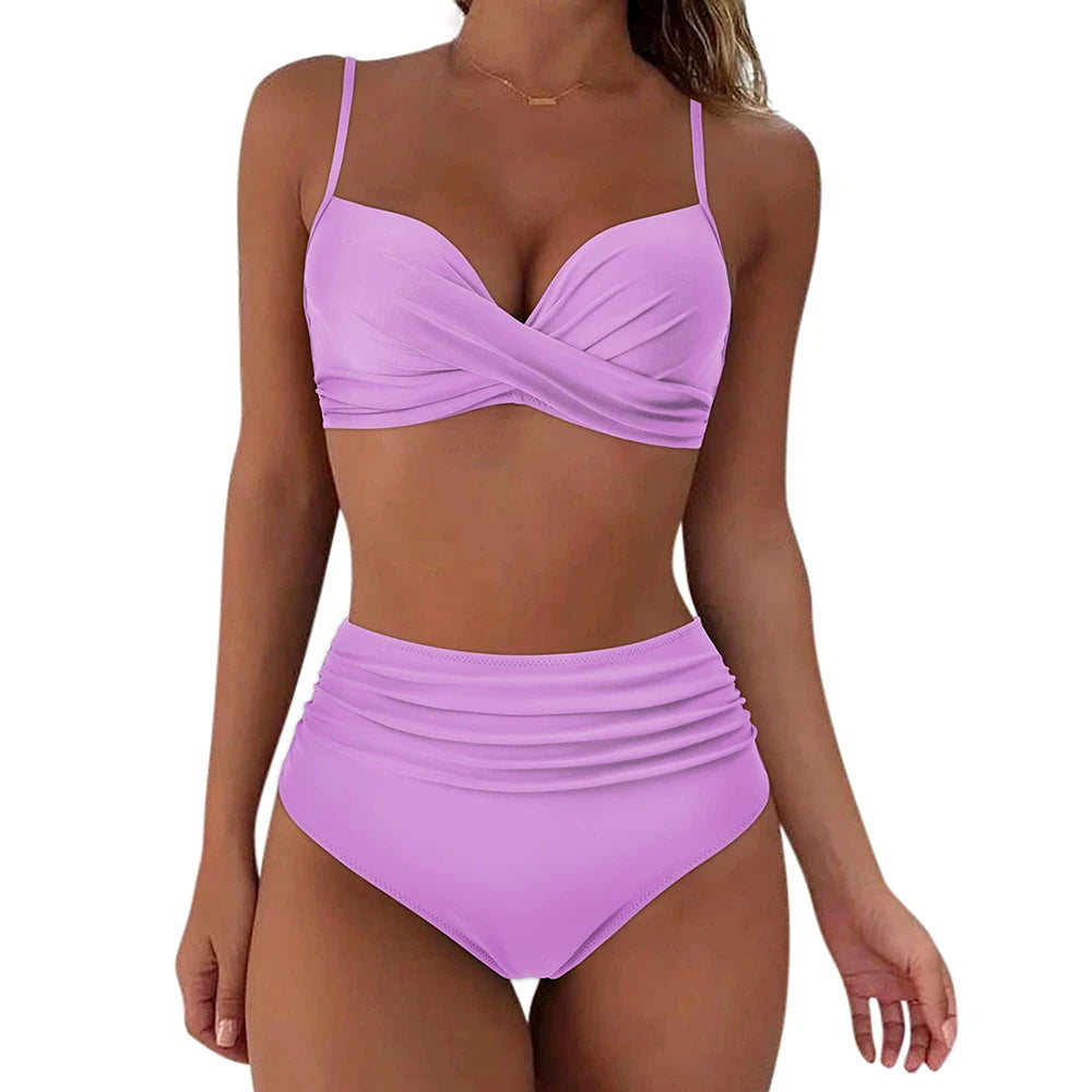 Naia | Bikini de Cintura Alta Esculpida