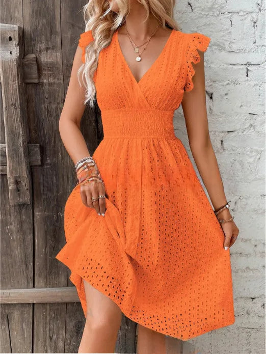 Alessia | Vestido bordado de verano