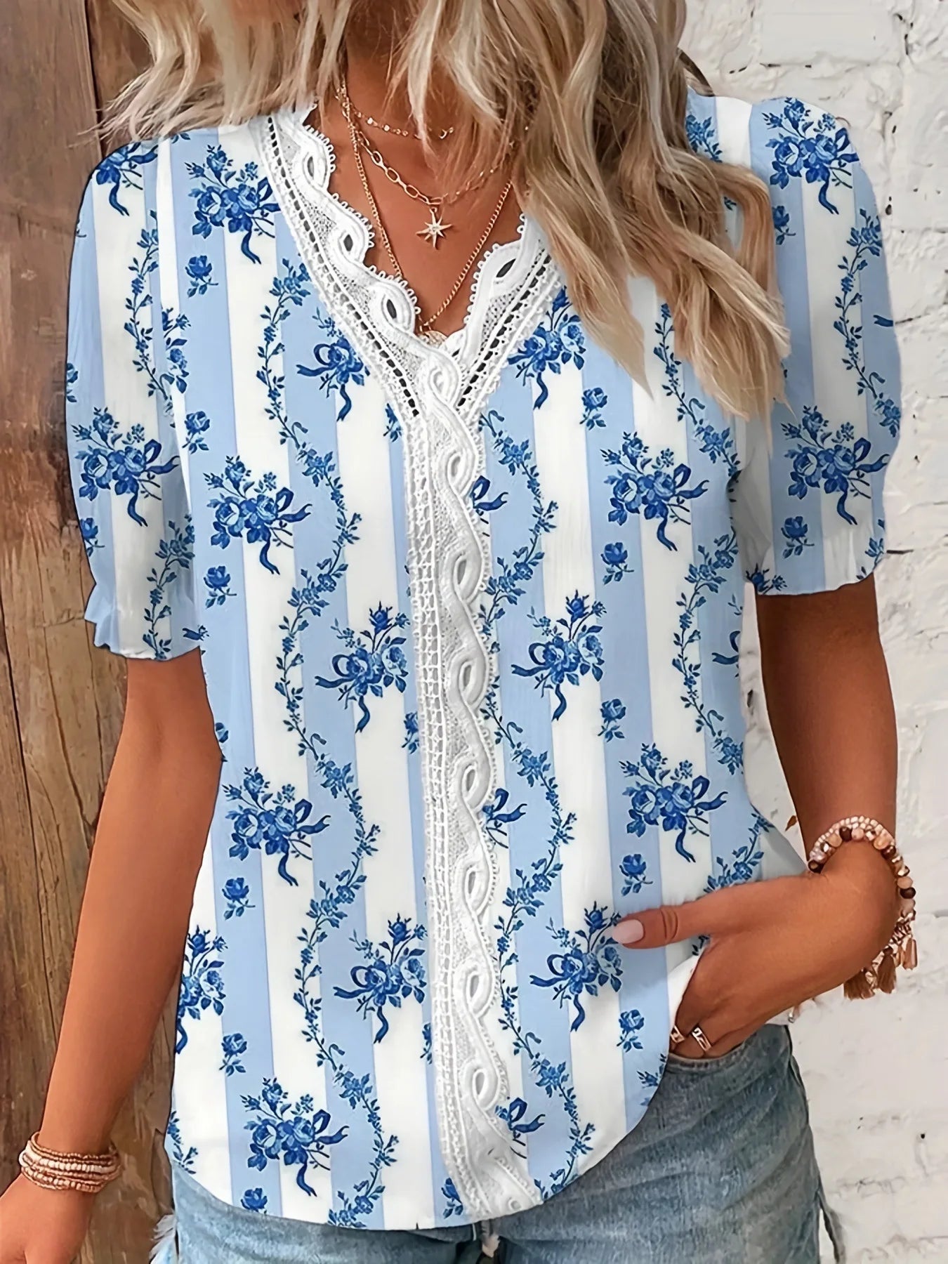 Valerisse | Blusa Jacquard Elegancia Relax