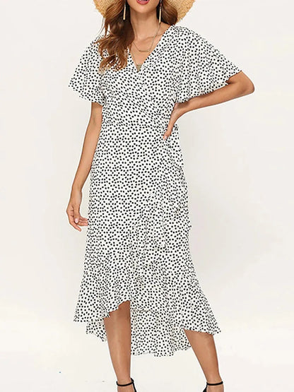 Celeste | Vestido Largo Bohemio de Gasa Floral