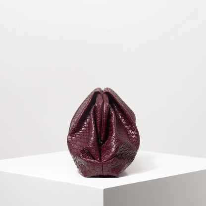 Isidora | Bolso Burdeos de Elegancia Atemporal