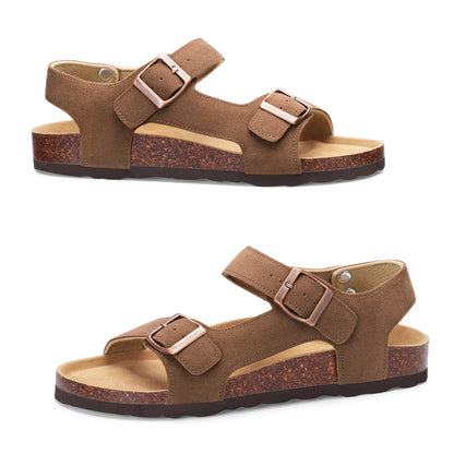 Maela | Zuecos de gamuza con confort natural