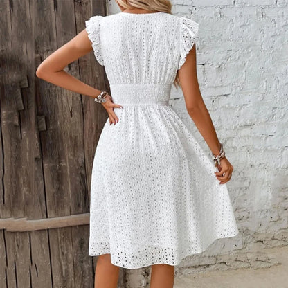 Alessia | Vestido bordado de verano