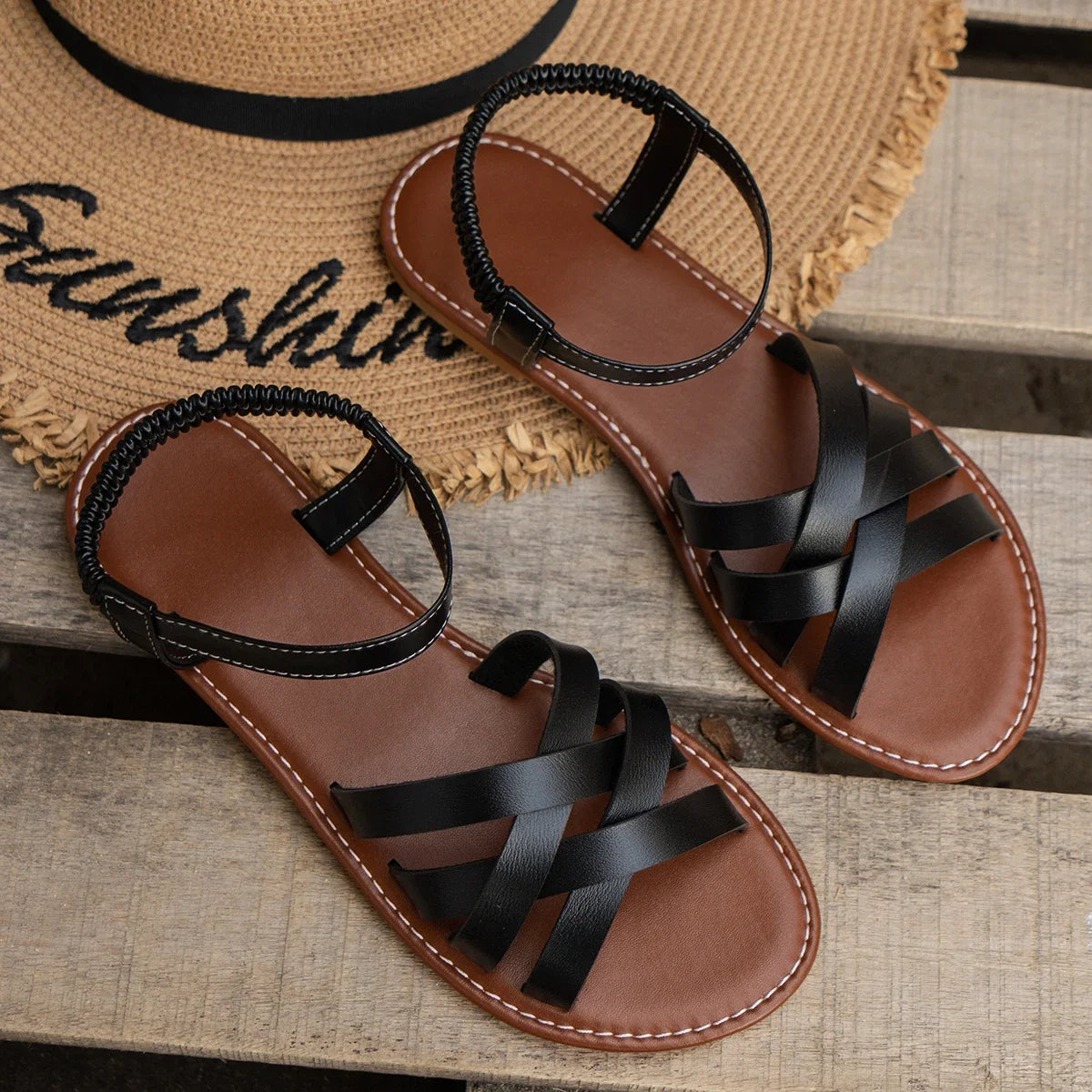 Thalira | Sandalias Romanas de Confort Antideslizante