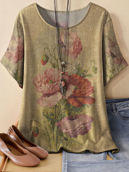 Floravelle | Camiseta Floral Soft Touch