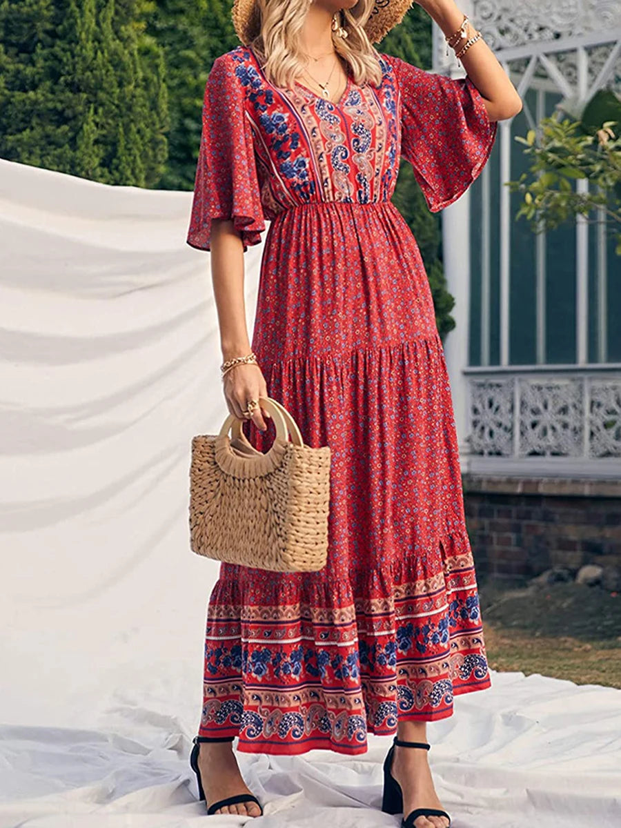 Catalina | Vestido bohemio elegante