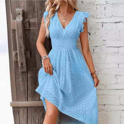 Alessia | Vestido bordado de verano