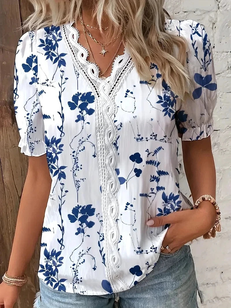 Valerisse | Blusa Jacquard Elegancia Relax