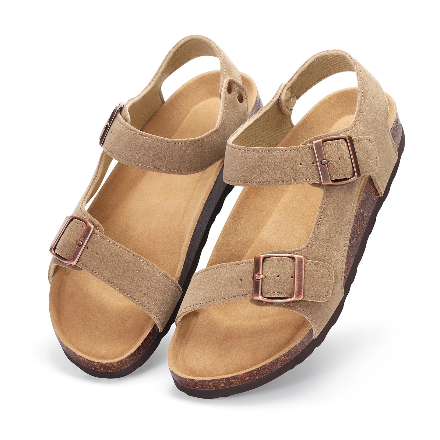 Maela | Zuecos de gamuza con confort natural