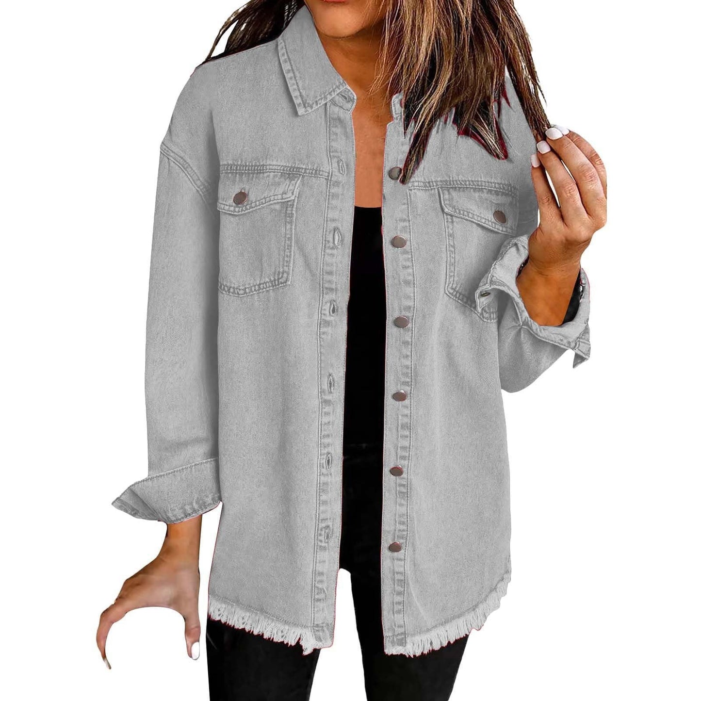 Mirella | Chaqueta Denim Esencial Atemporal