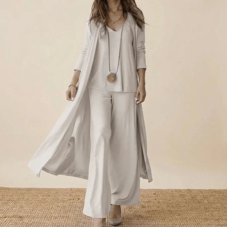 Raquel | Conjunto de Tres Piezas de Elegancia Sofisticada