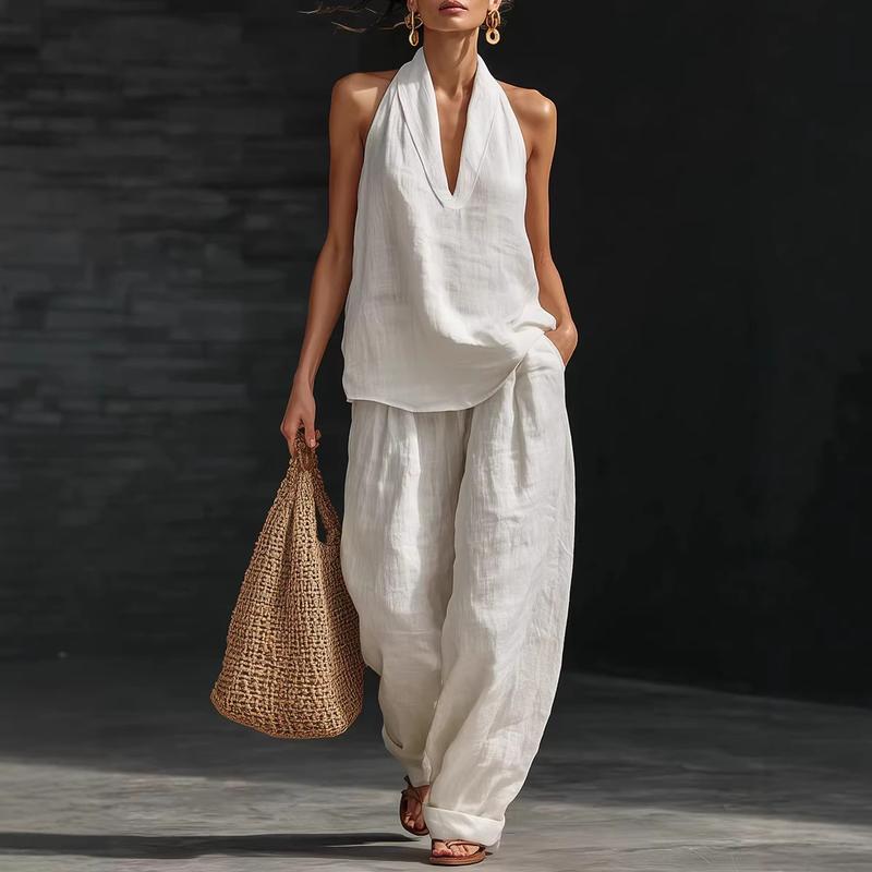 Ainhoa | Conjunto Fluido de Lino Natural