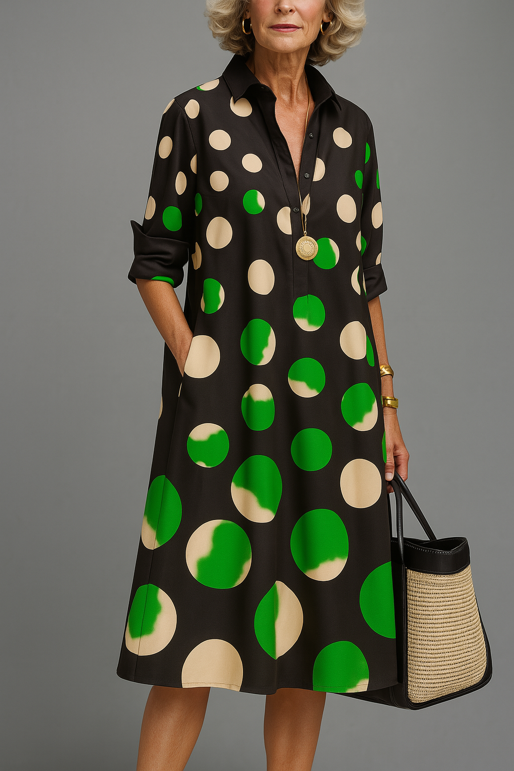 Loretta | Elegante vestido midi