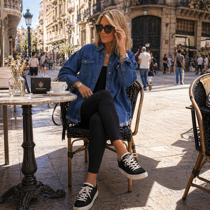 Mirella | Chaqueta Denim Esencial Atemporal
