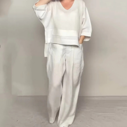 Liza | Conjunto de lino elegante